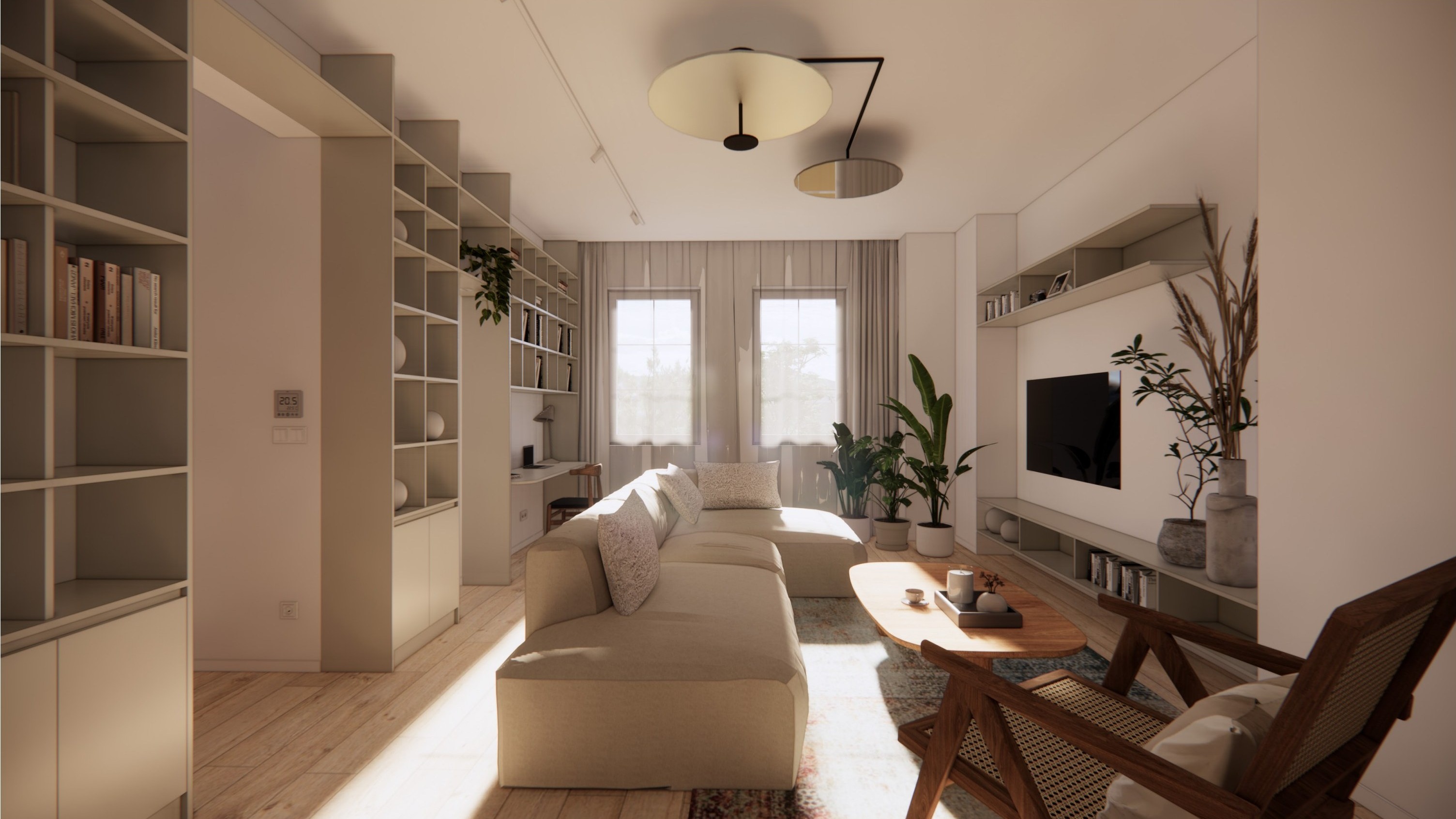 Apartmán 01 – obývacia izba