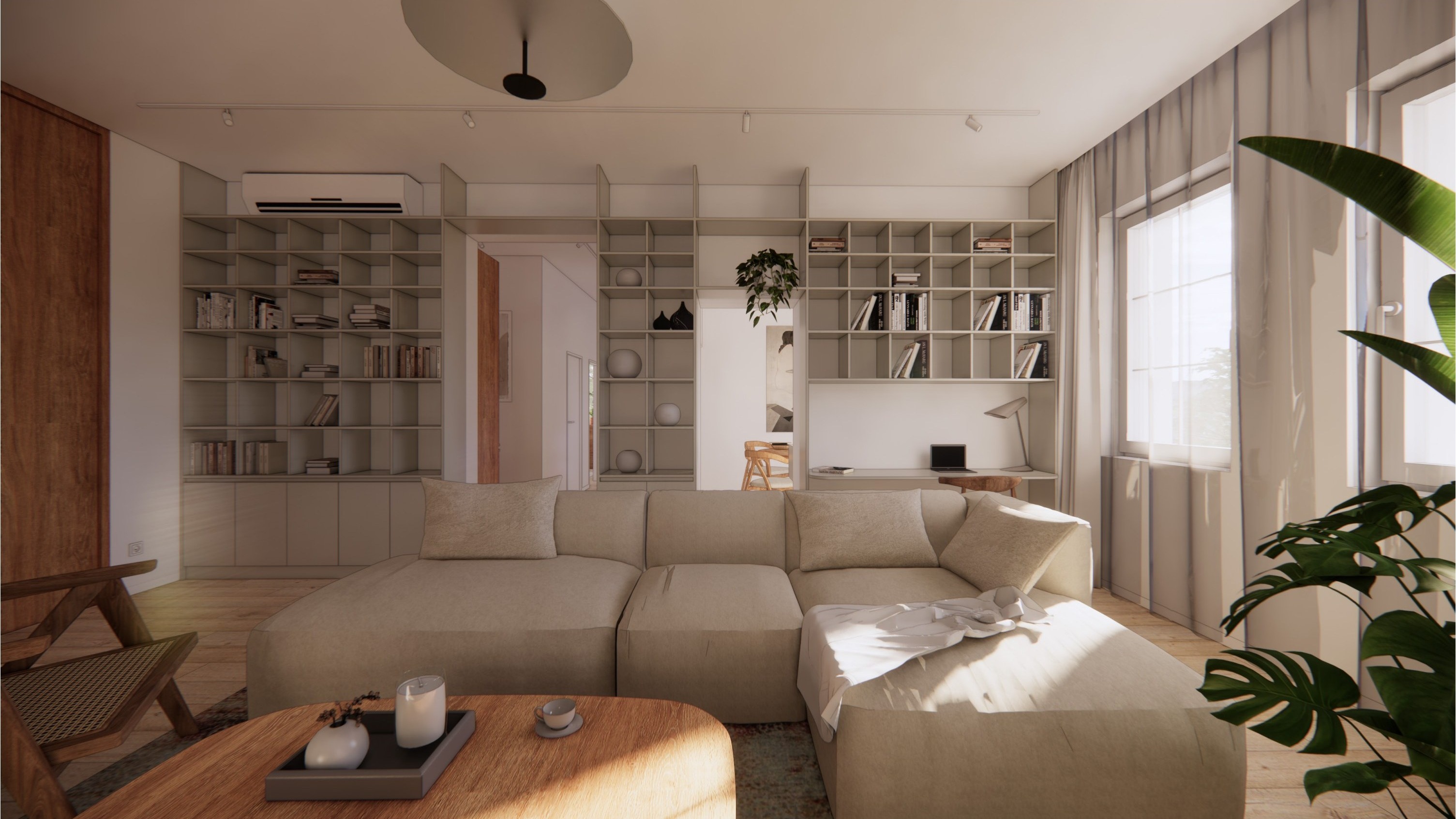 Apartmán 01 – obývacia izba